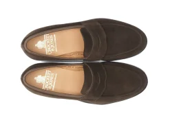 Summer Shoes | Suede<Crockett & Jones Kirribilli Dark Brown Calf Suede
