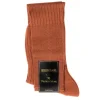 Socks<Bresciani Knee Length Cotton Socks Brown
