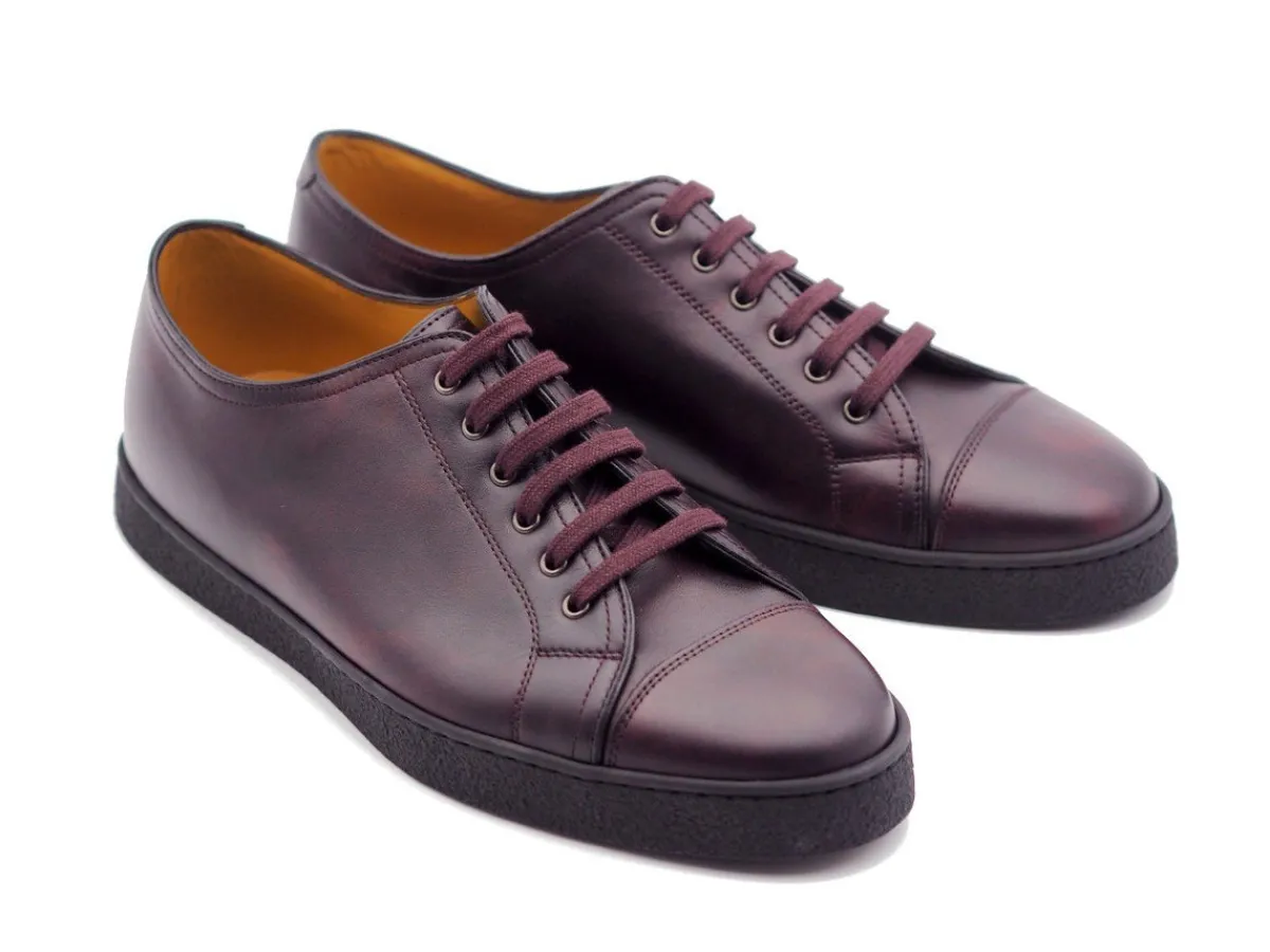 Sneakers | Rubber Soles<John Lobb Levah Plum Museum Calf