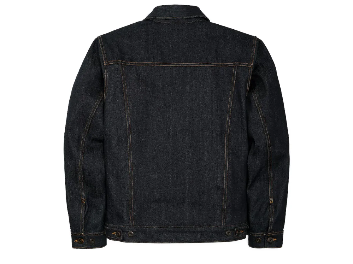 Outerwear | Jackets<Filson Lined Denim Short Cruiser Raw Indigo