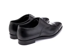 Straight Cap Oxfords | Oxfords<Crockett & Jones Lonsdale Black Calf