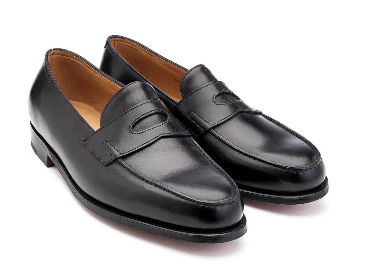 Wide Fitting | Summer Shoes<John Lobb Lopez Black Calf EE-width
