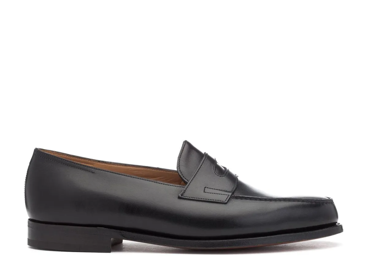 Wide Fitting | Summer Shoes<John Lobb Lopez Black Calf EE-width
