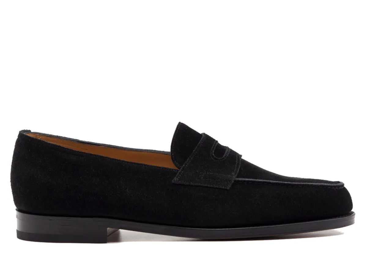 Summer Shoes | Suede<John Lobb Lopez Black Suede