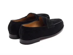 Summer Shoes | Suede<John Lobb Lopez Black Suede