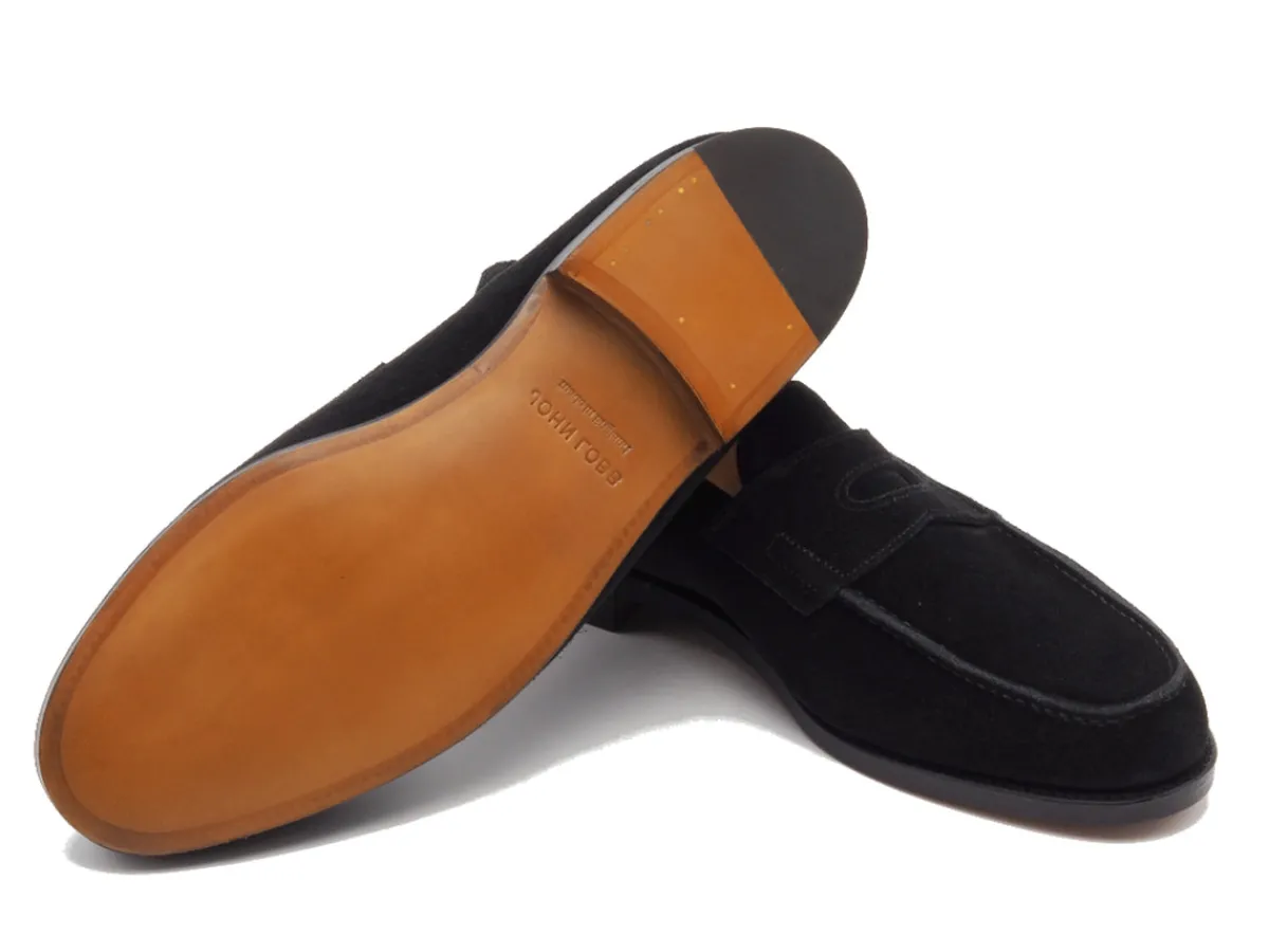 Summer Shoes | Suede<John Lobb Lopez Black Suede
