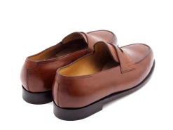 Summer Shoes | Penny Loafers<John Lobb Lopez Chestnut Misty Calf