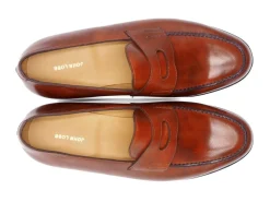 Summer Shoes | Penny Loafers<John Lobb Lopez Chestnut Misty Calf