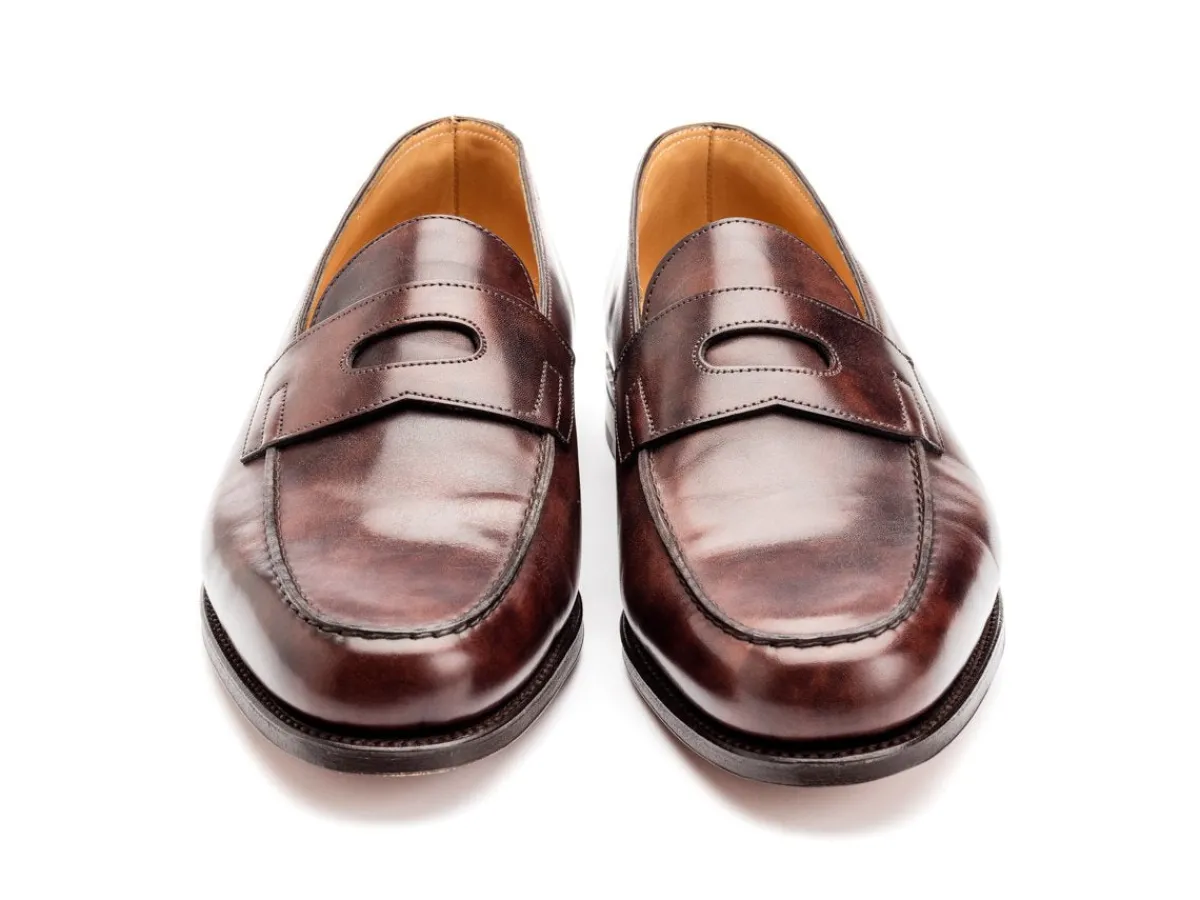 Summer Shoes | Penny Loafers<John Lobb Lopez Dark Brown Museum Calf