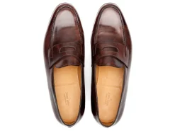 Summer Shoes | Penny Loafers<John Lobb Lopez Dark Brown Museum Calf