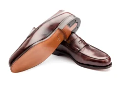 Summer Shoes | Penny Loafers<John Lobb Lopez Dark Brown Museum Calf