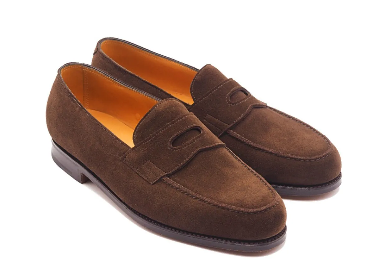 Summer Shoes | Suede<John Lobb Lopez Dark Brown Suede