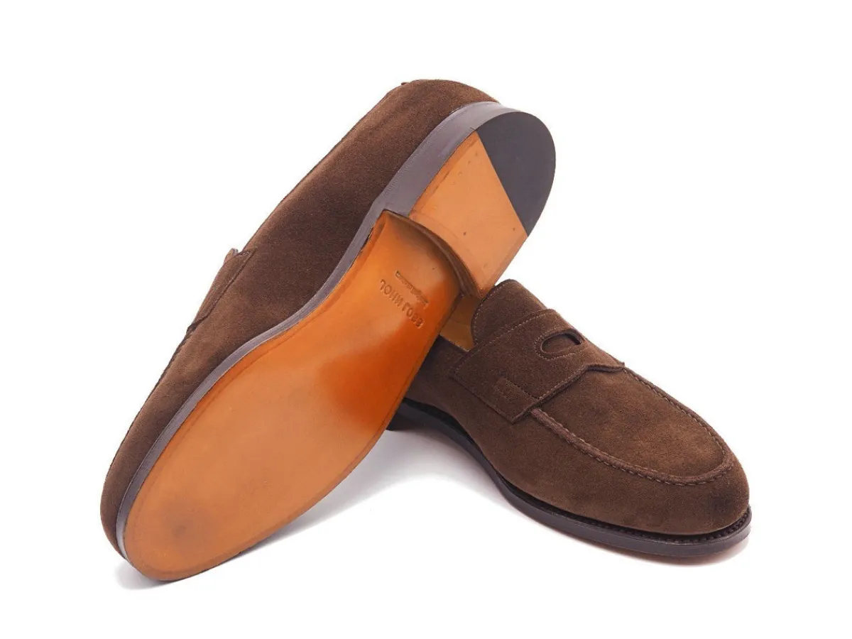 Summer Shoes | Suede<John Lobb Lopez Dark Brown Suede