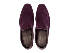 Suede | Slippers<John Lobb Lounge Aubergine Suede