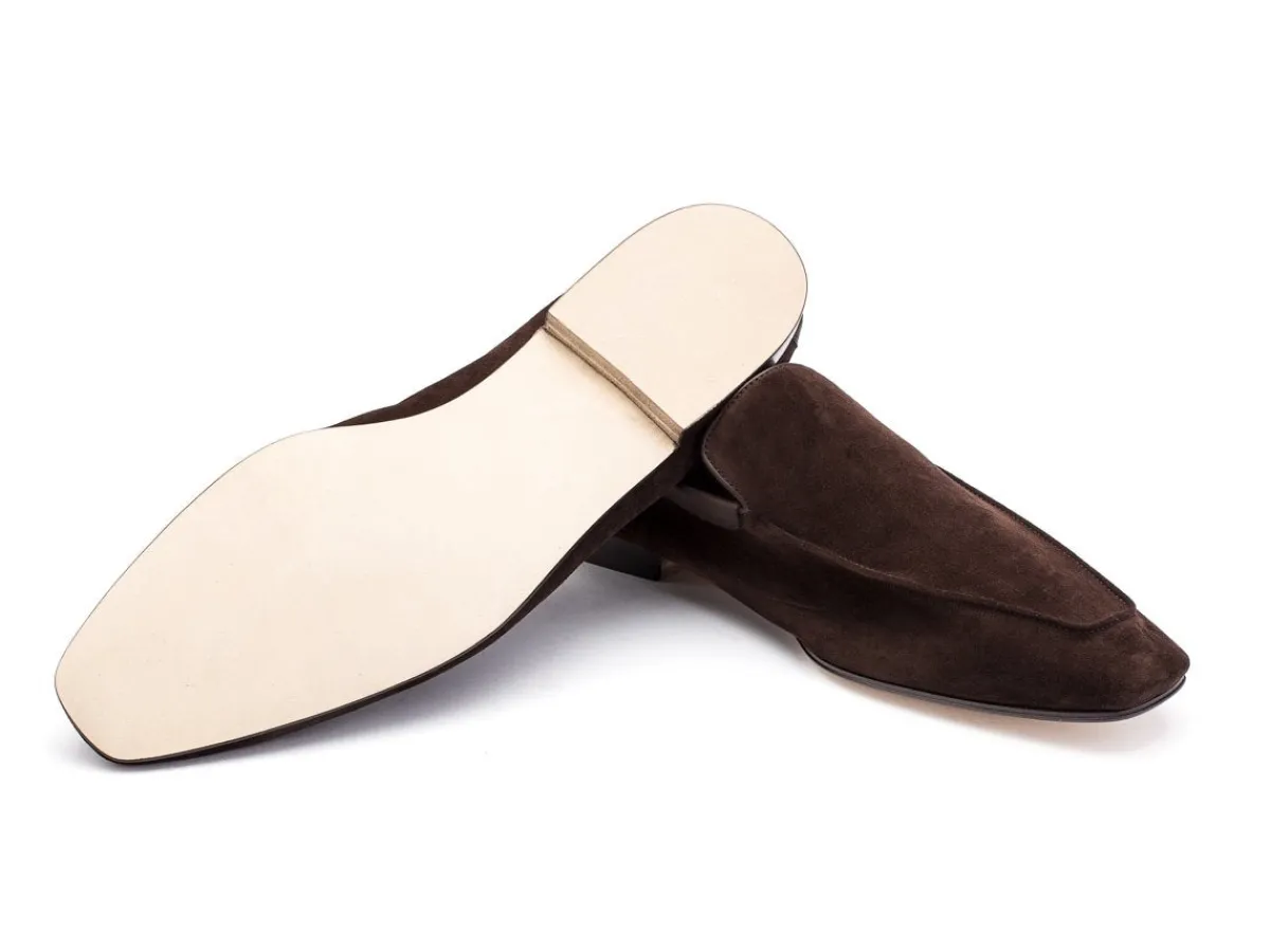 Suede | Slippers<John Lobb Lounge Oscuro Suede