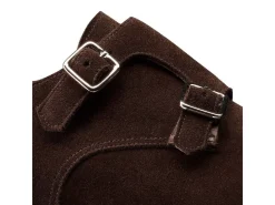 Rubber Soles | Suede<Crockett & Jones Lowndes 4 Dark Oak Suede [PRE-ORDER]