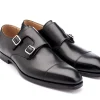 Monk Straps<Crockett & Jones Lowndes Black Calf