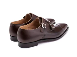 Monk Straps<Crockett & Jones Lowndes Dark Brown Burnished Calf