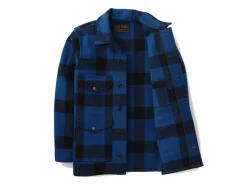 Outerwear | Jackets<Filson Mackinaw Cruiser Cobalt Blue Black - Limited Edition