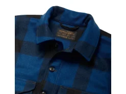 Outerwear | Jackets<Filson Mackinaw Cruiser Cobalt Blue Black - Limited Edition