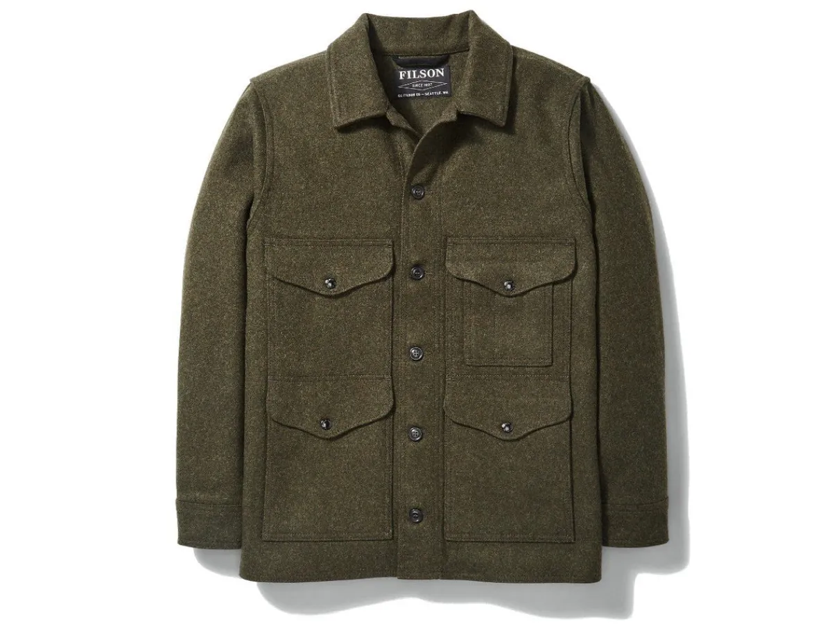 Outerwear | Jackets<Filson Mackinaw Cruiser Forest Green