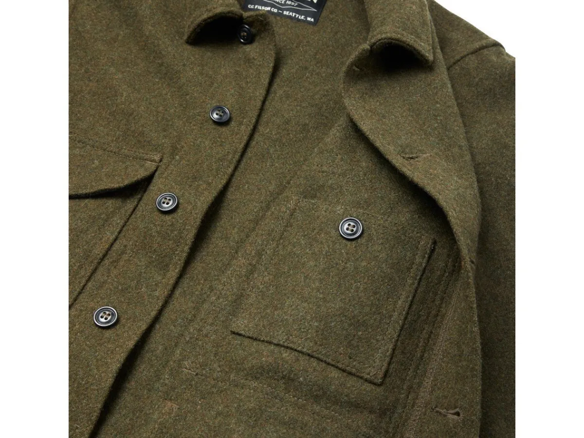 Outerwear | Jackets<Filson Mackinaw Cruiser Forest Green