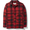 Outerwear | Jackets<Filson Mackinaw Cruiser Red Black