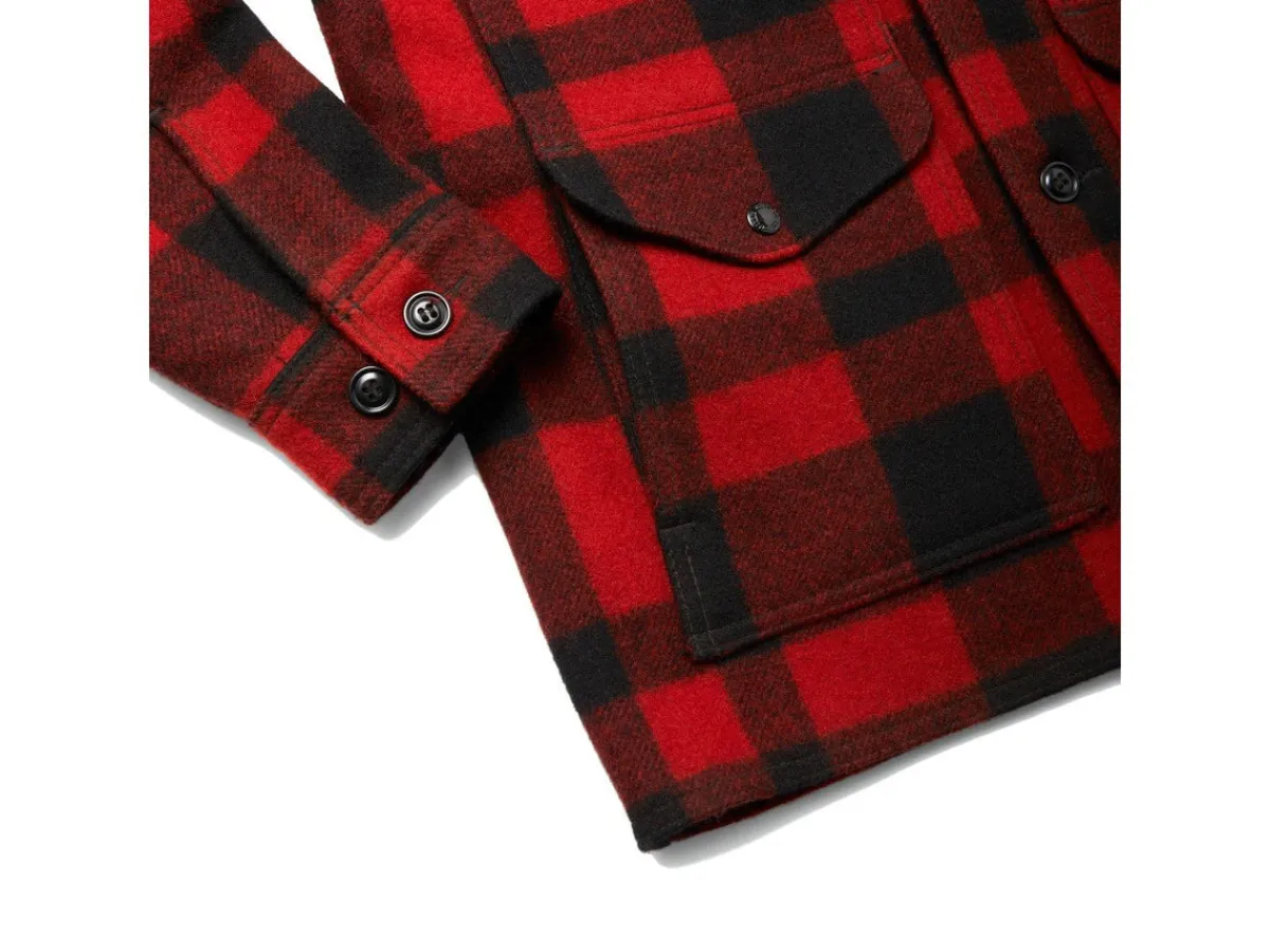 Outerwear | Jackets<Filson Mackinaw Cruiser Red Black