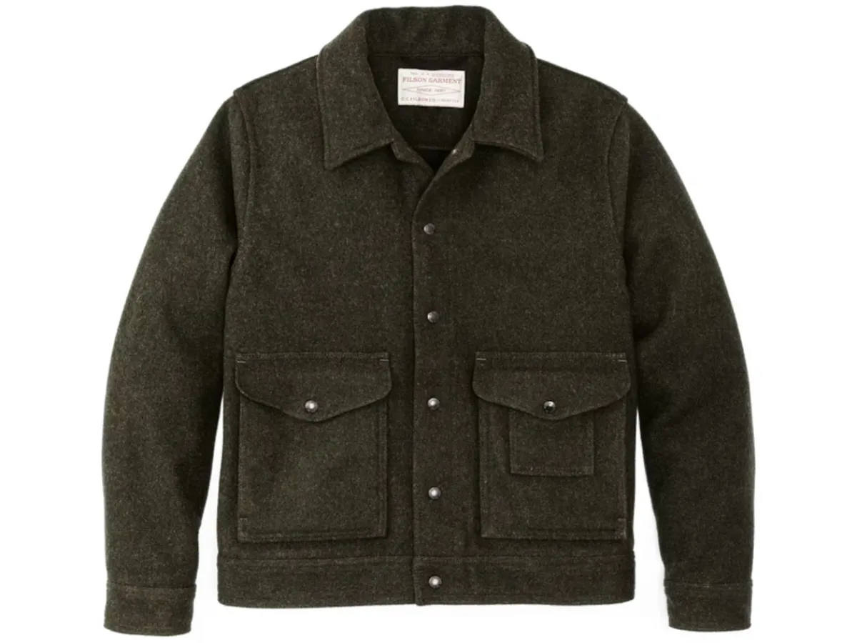 Outerwear | Jackets<Filson Mackinaw Work Jacket Forest Green