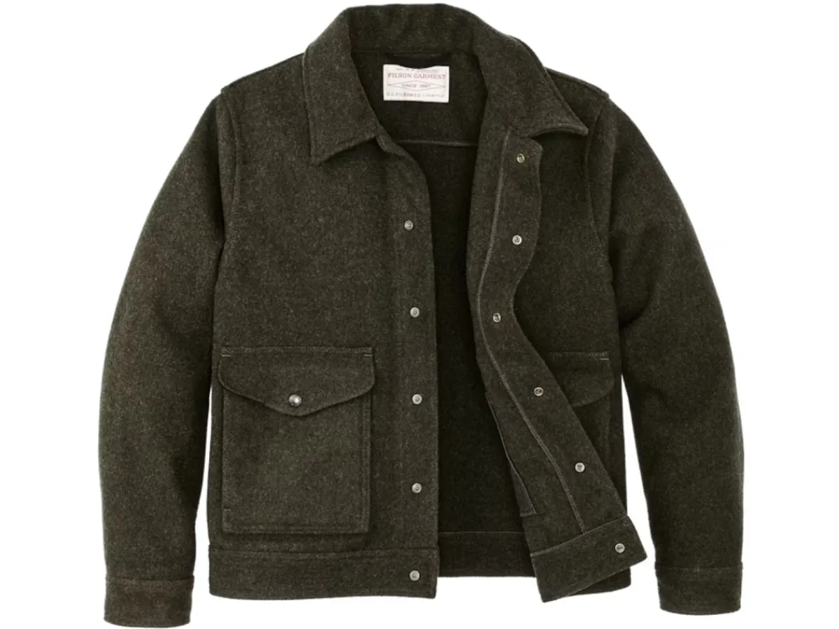 Outerwear | Jackets<Filson Mackinaw Work Jacket Forest Green