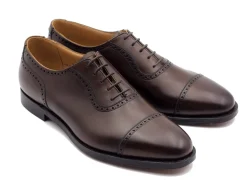 Oxfords | Brogues<Crockett & Jones Macquarie 2 Dark Brown Burnished Calf