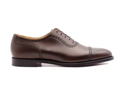 Oxfords | Brogues<Crockett & Jones Macquarie 2 Dark Brown Burnished Calf