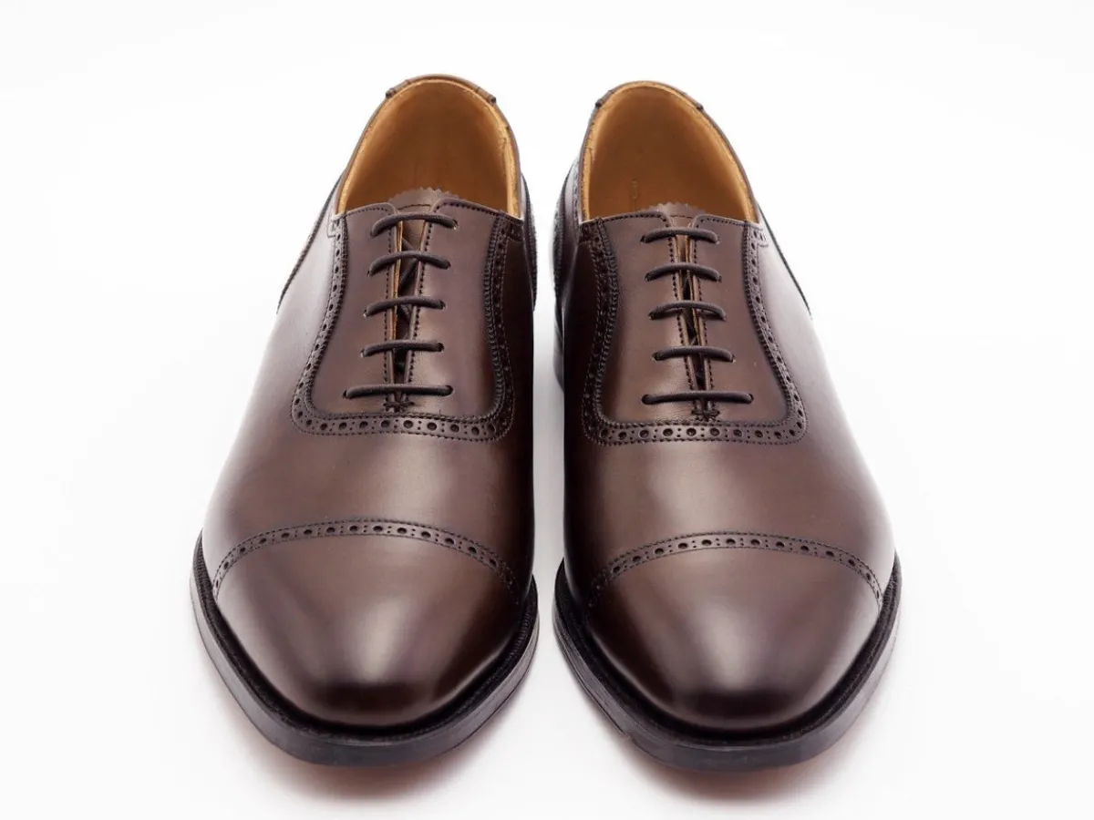 Oxfords | Brogues<Crockett & Jones Macquarie 2 Dark Brown Burnished Calf