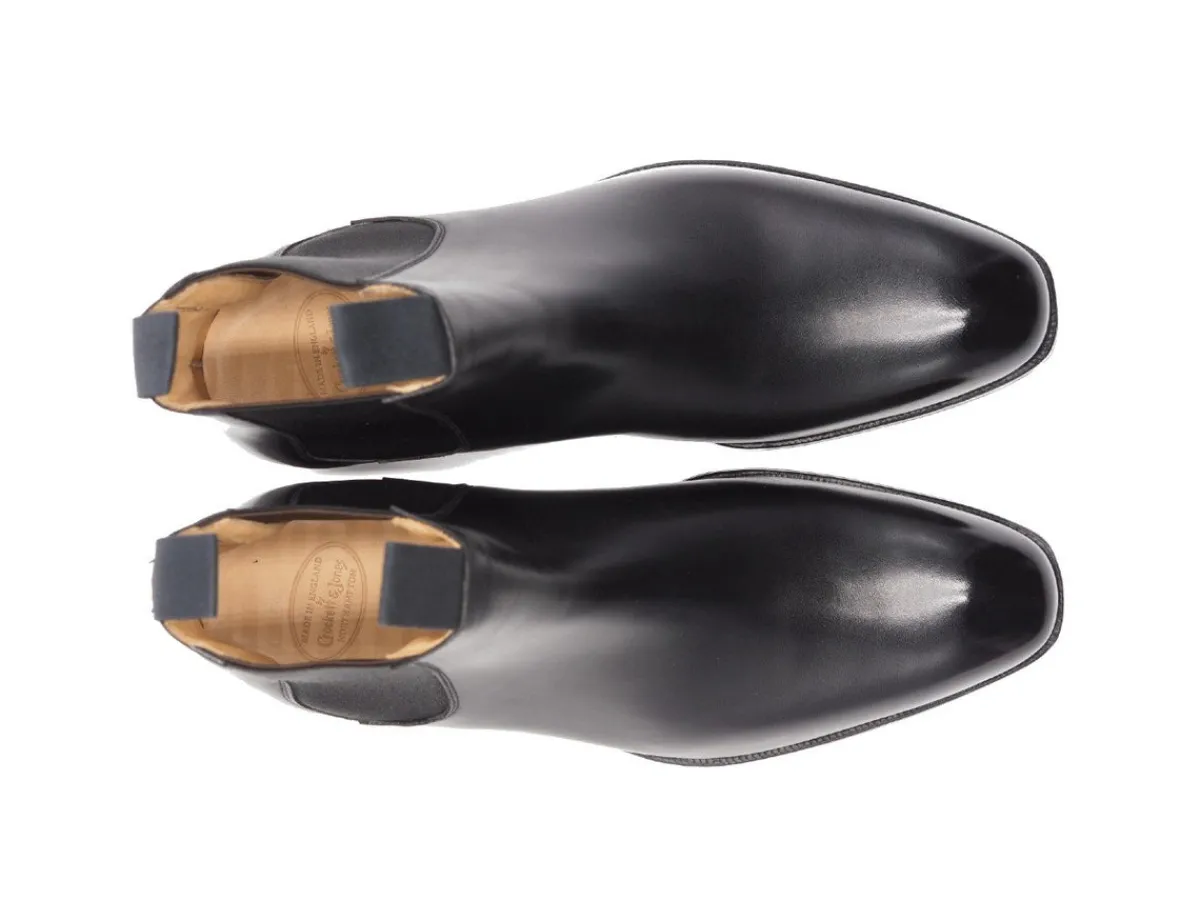 Elastic Sides | Boots<Crockett & Jones Maitland Black Calf