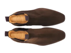 Elastic Sides | Boots<Crockett & Jones Maitland Dark Brown Calf Suede