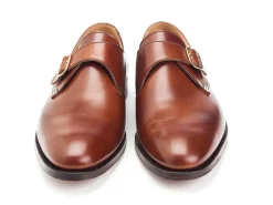 Monk Straps<Crockett & Jones Malvern Chestnut Burnished Calf