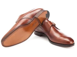 Monk Straps<Crockett & Jones Malvern Chestnut Burnished Calf