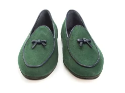 Summer Shoes | Slippers<Rubinacci Marphy Loafer Limited Edition Green Linen