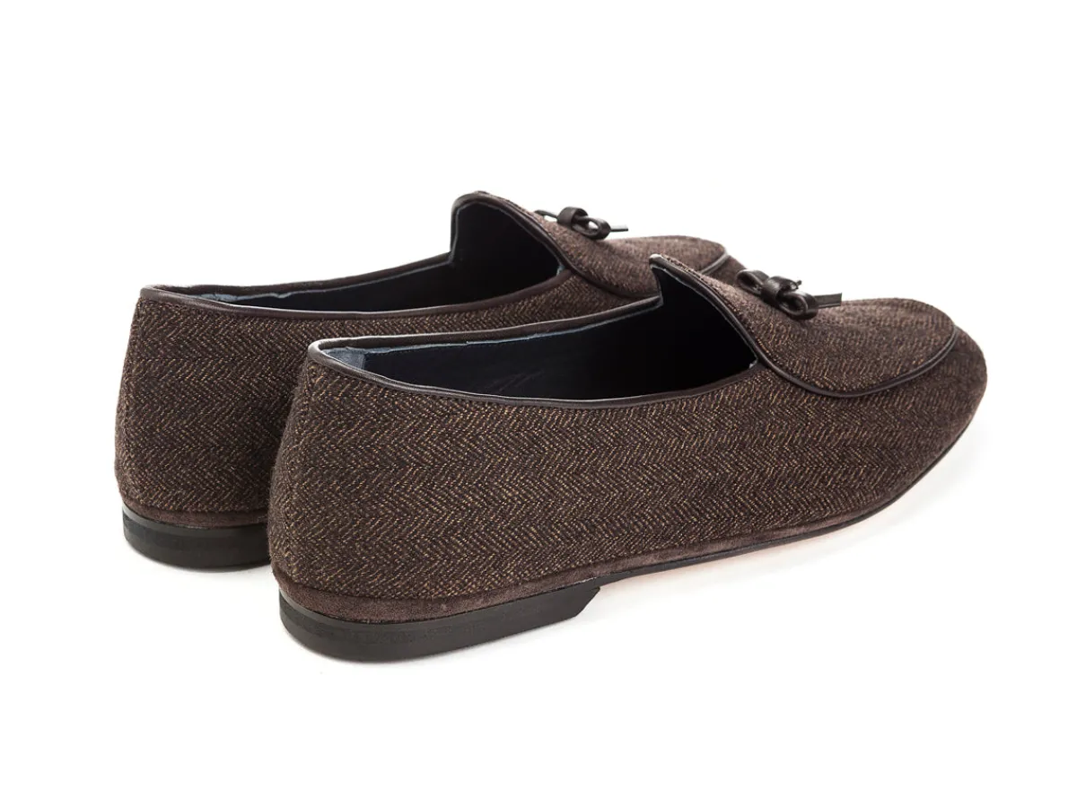 Summer Shoes | Slippers<Rubinacci Marphy Loafer Limited Edition Brown Tweed
