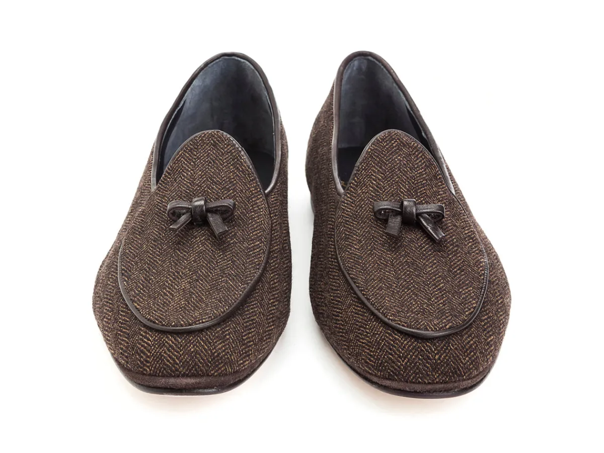 Summer Shoes | Slippers<Rubinacci Marphy Loafer Limited Edition Brown Tweed