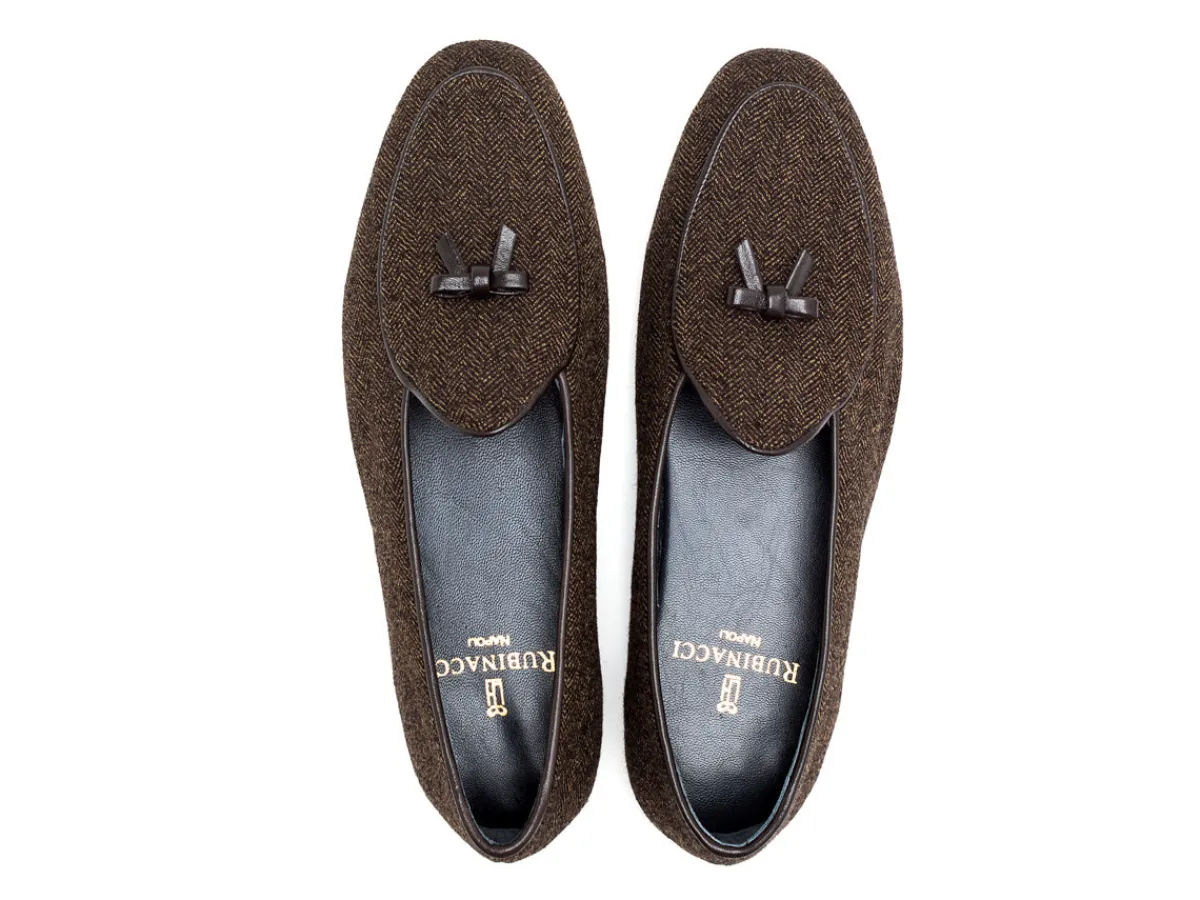 Summer Shoes | Slippers<Rubinacci Marphy Loafer Limited Edition Brown Tweed