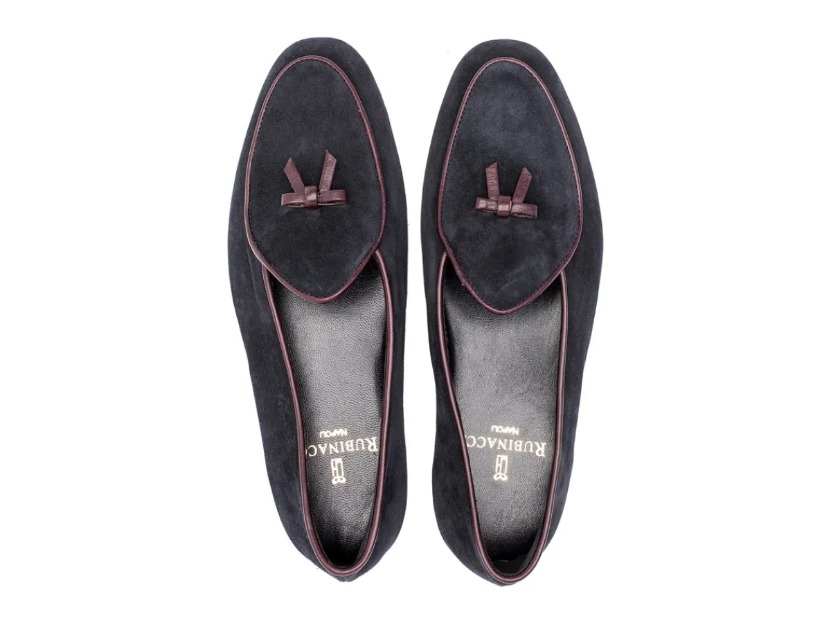 Summer Shoes | Slippers<Rubinacci Marphy Loafer Midnight Velour