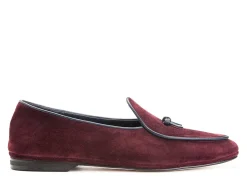 Summer Shoes | Slippers<Rubinacci Marphy Loafer Red Velour