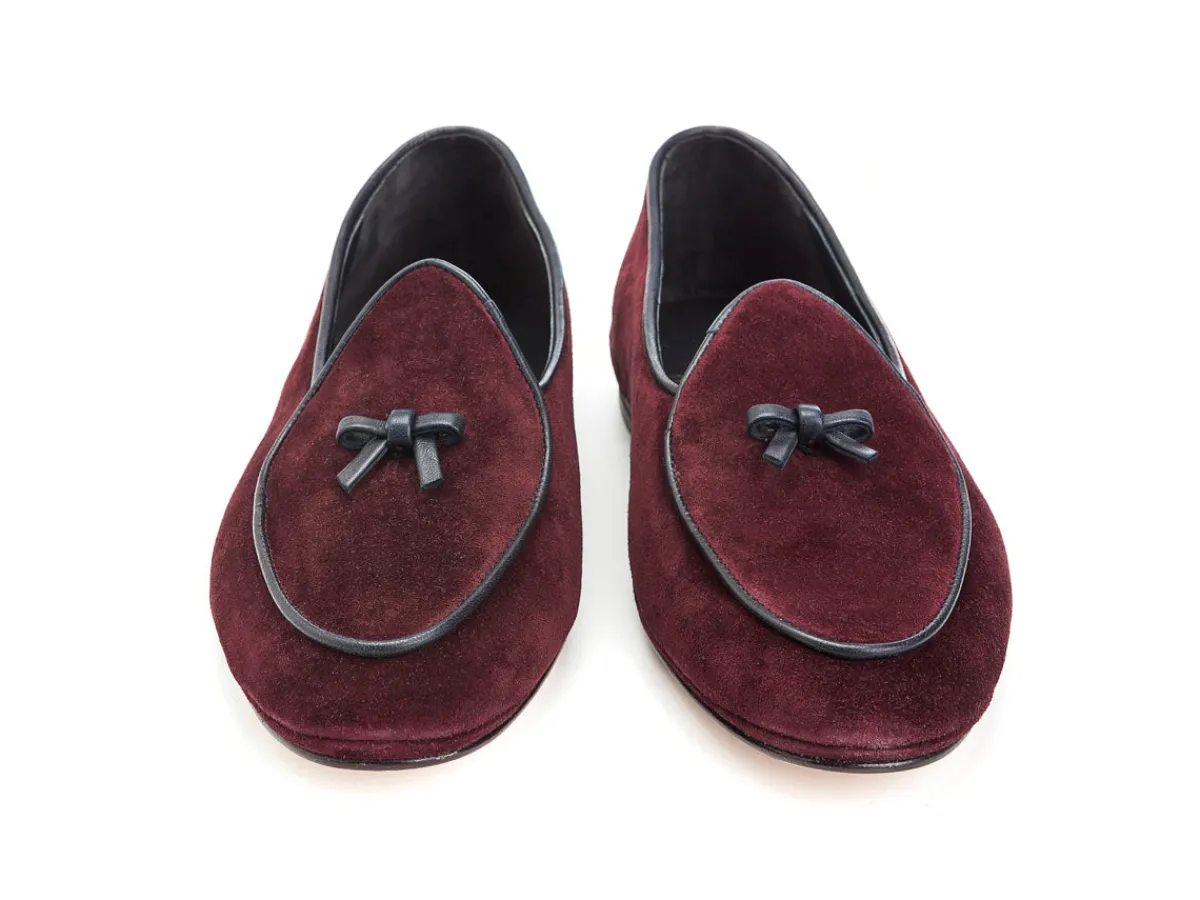 Summer Shoes | Slippers<Rubinacci Marphy Loafer Red Velour