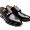 Monk Straps<Crockett & Jones Melbourne Black Calf