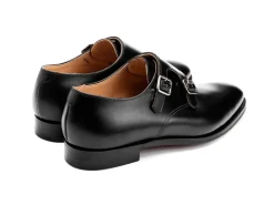 Monk Straps<Crockett & Jones Melbourne Black Calf