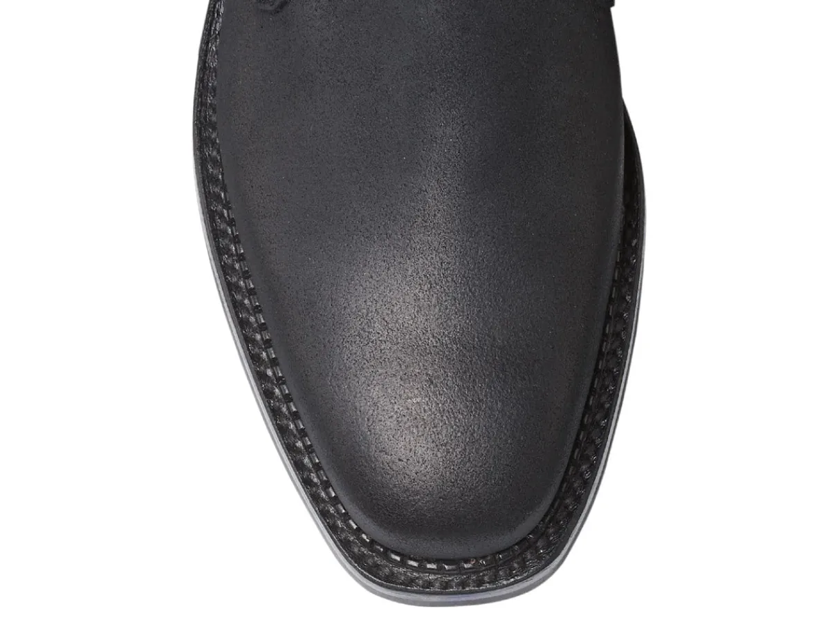 Suede | Rubber Soles<Crockett & Jones Molton Black Rough-out Suede