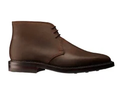 Rubber Soles | Suede<Crockett & Jones Molton Dark Brown Rough-Out Suede