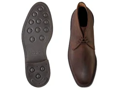 Rubber Soles | Suede<Crockett & Jones Molton Dark Brown Rough-Out Suede