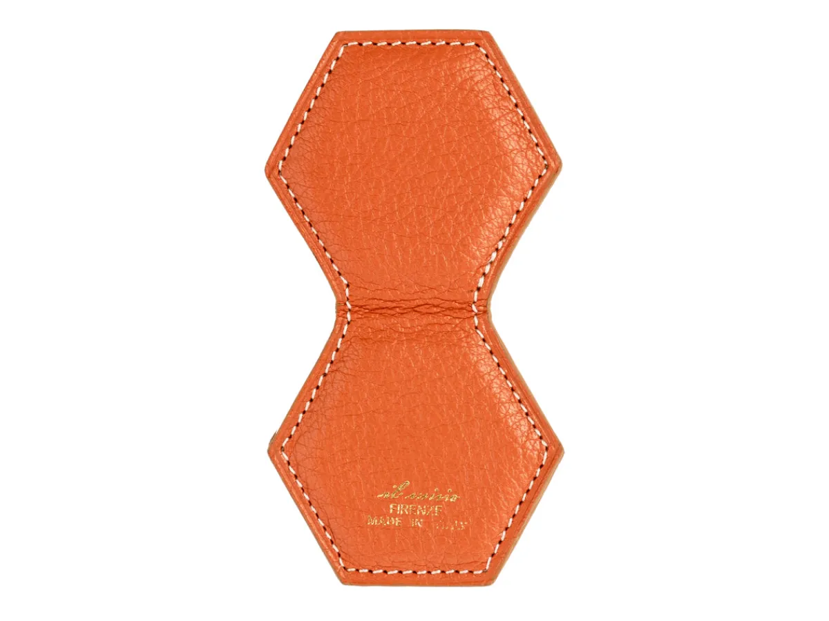 Leather Goods<Il Micio Money Clip Orange
